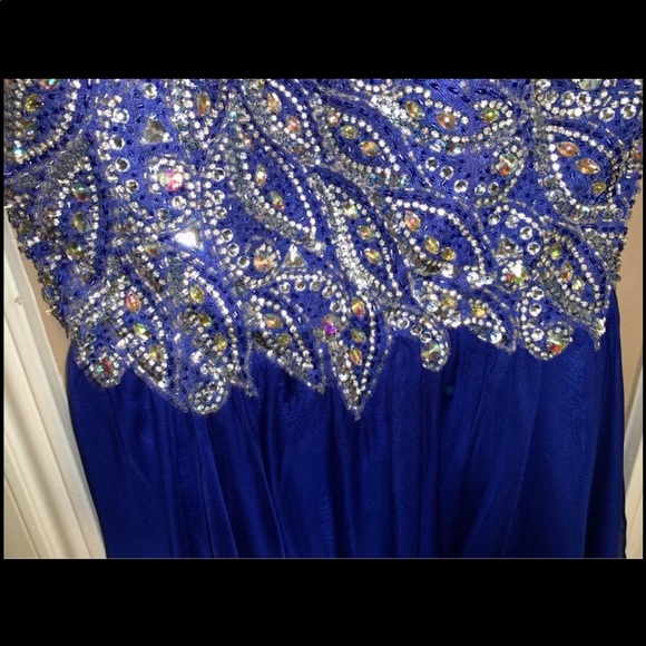 Royal Blue Formal Dress - Picture 4 of 4